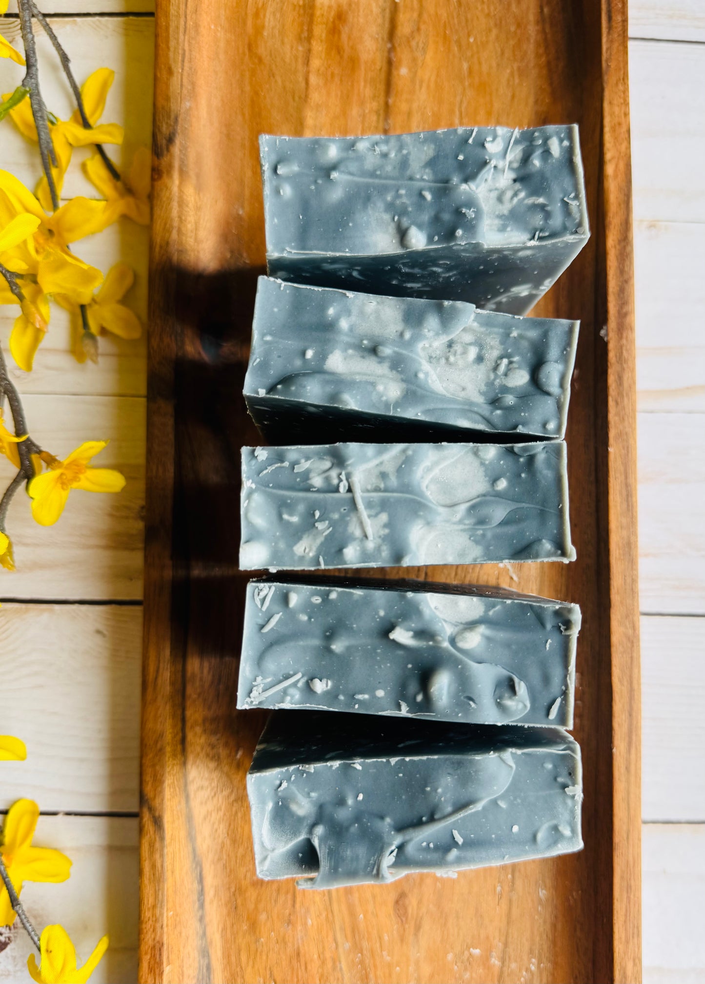 Activated Charcoal tallow and goat milk facial soap - Flower Creek Farm Co.