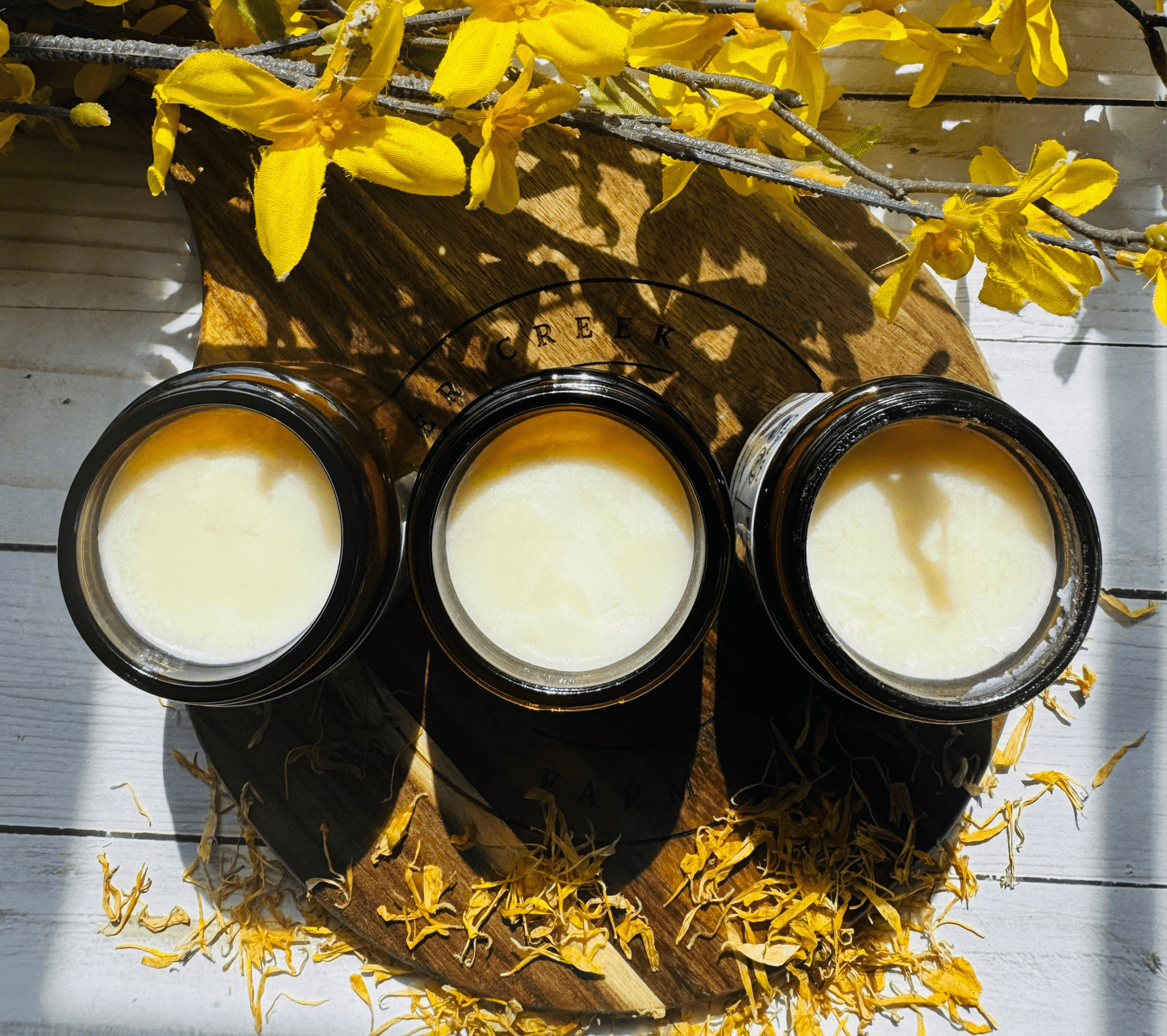 Calendula Tallow Facial Balm - Flower Creek Farm Co.