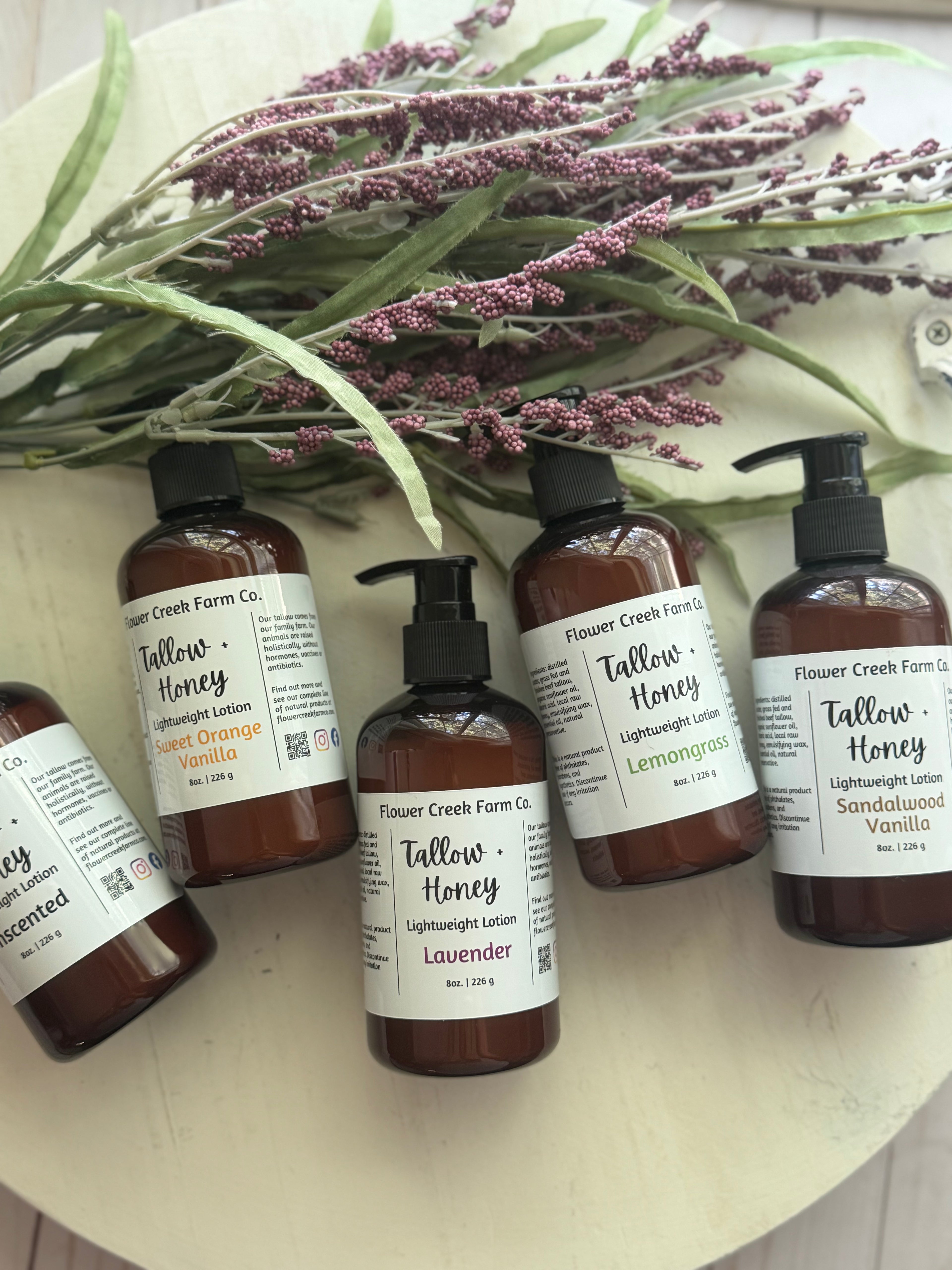 Tallow Lotion - Flower Creek Farm Co. LLC