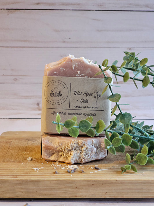 Wild Rose + Oats Tallow Soap