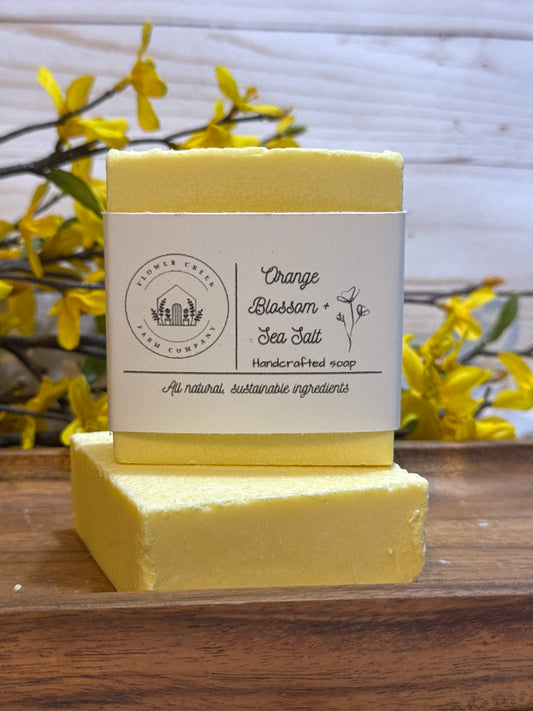 Orange Blossom Sea Salt Luxury Soap