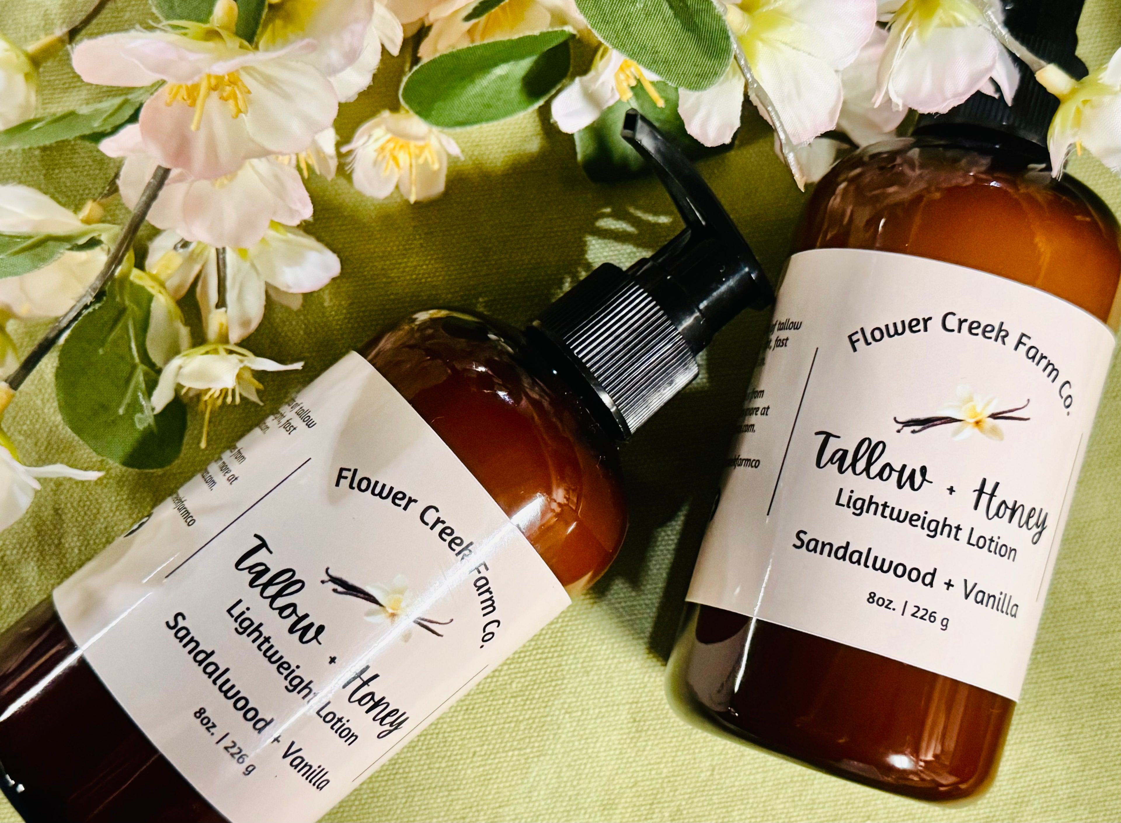 Tallow + Honey Lightweight Lotion