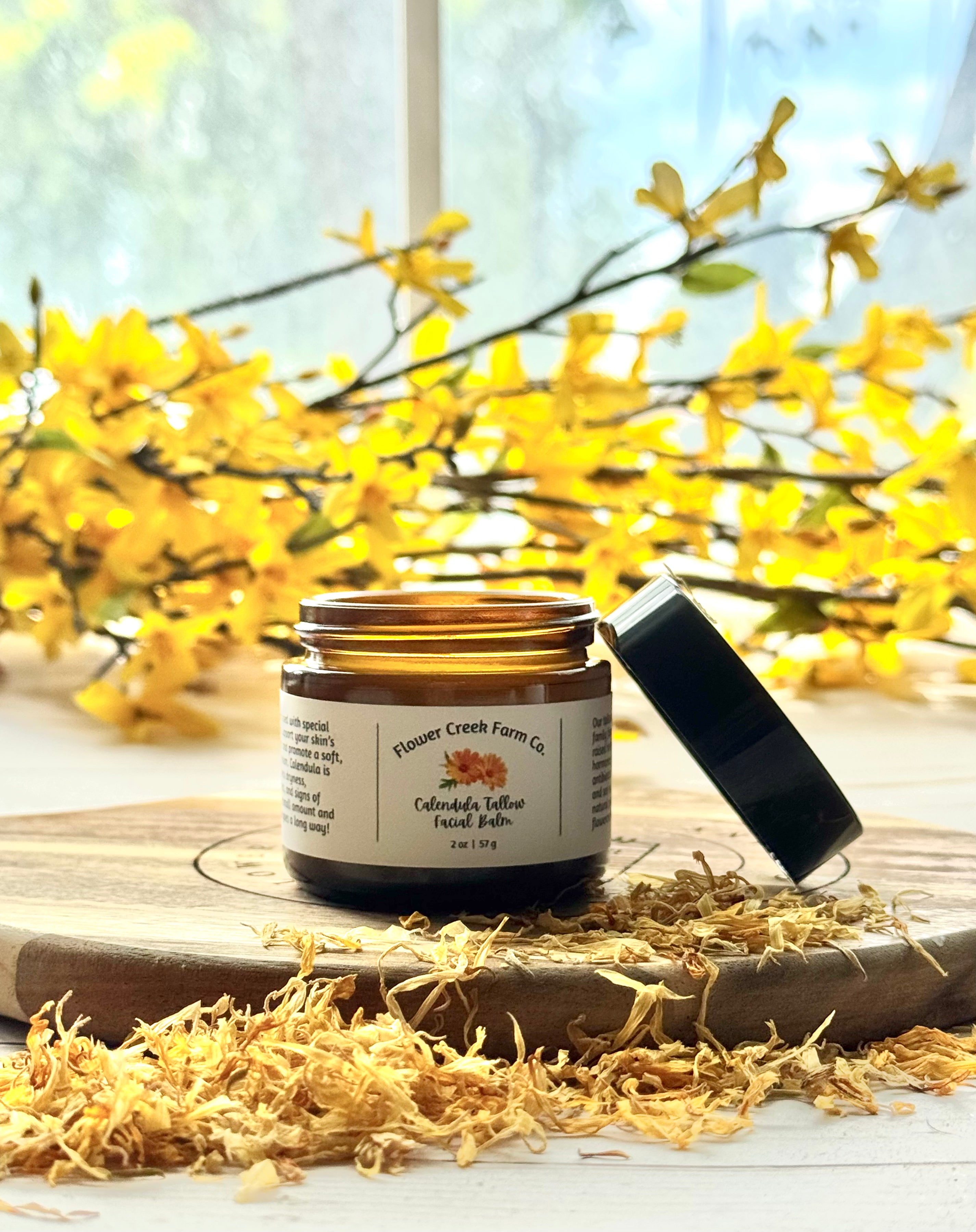 Calendula Tallow Facial Balm | Skin Barrier Support
