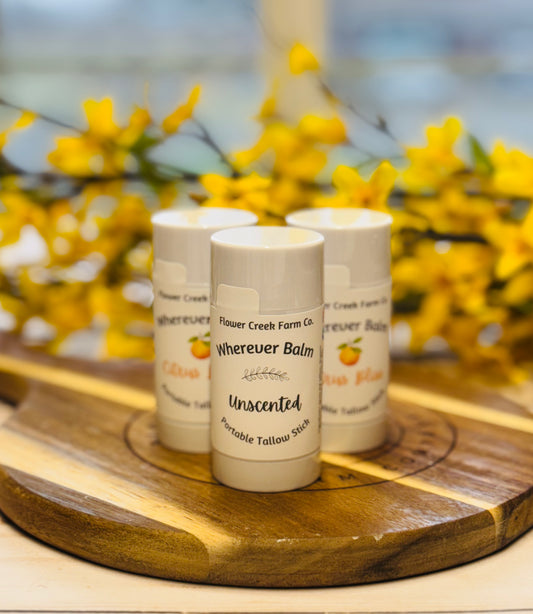 Wherever Balm - portable tallow balm