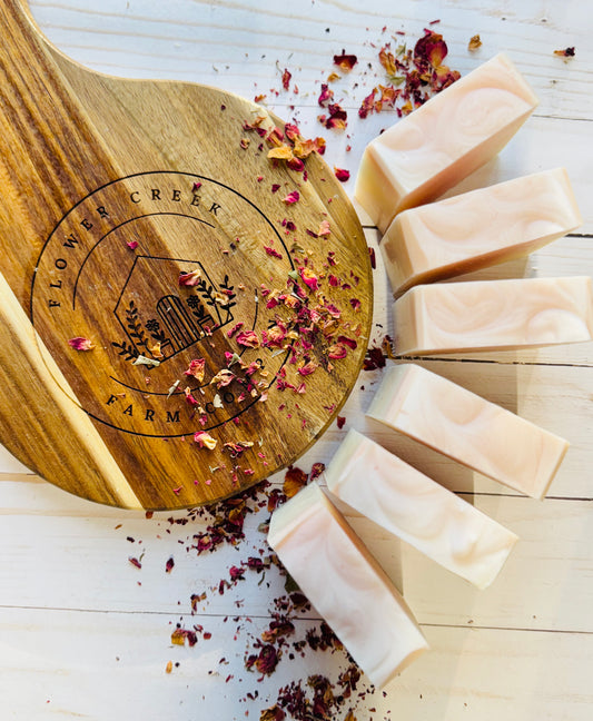 Rose Clay + Honey Tallow Facial Soap