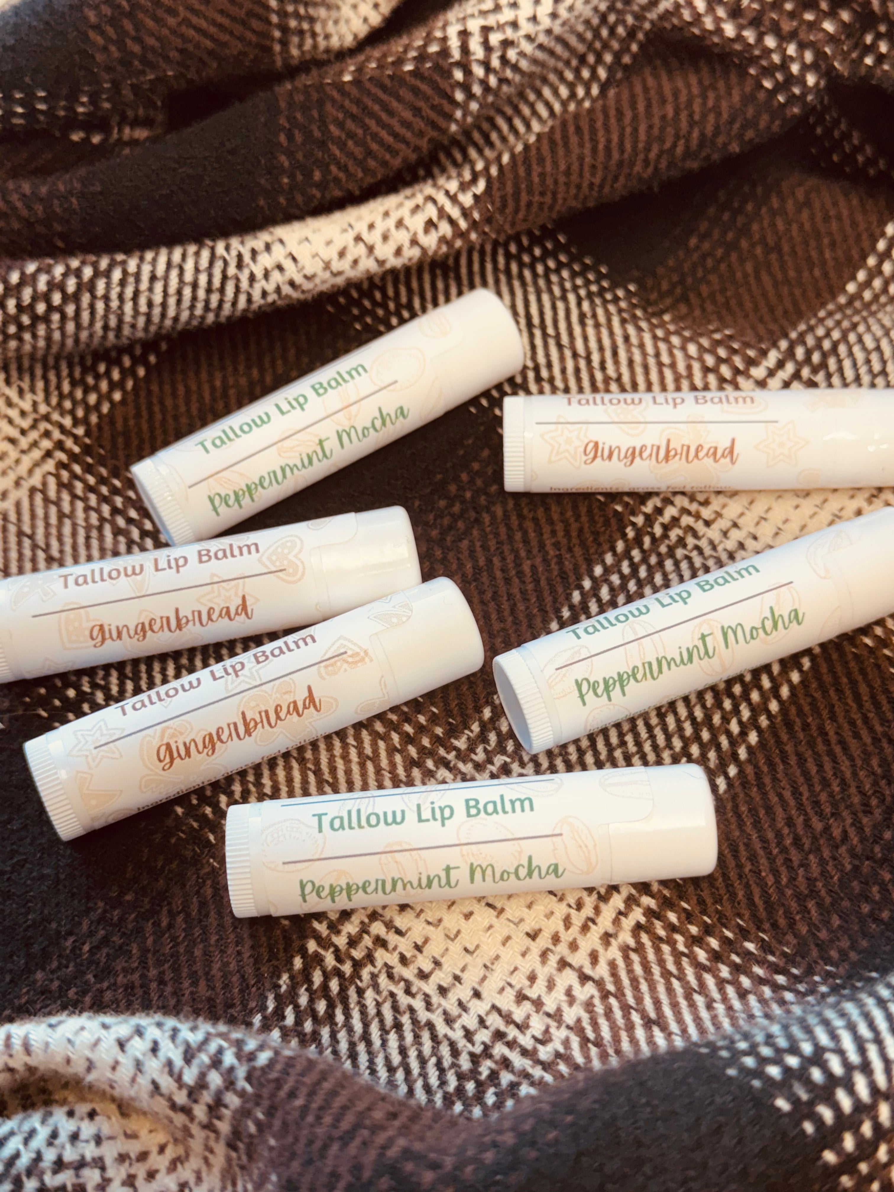 Holiday Tallow Lip Balms