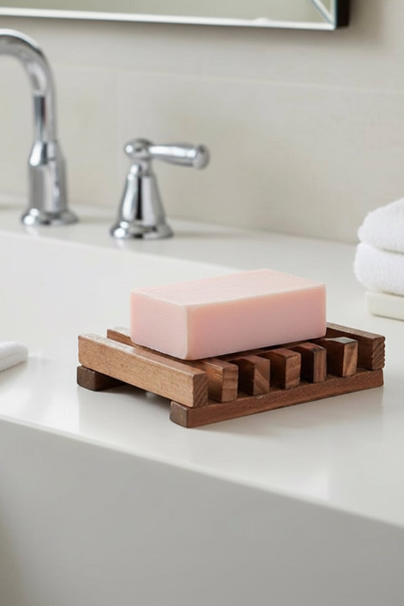 Bamboo Soap Rack
