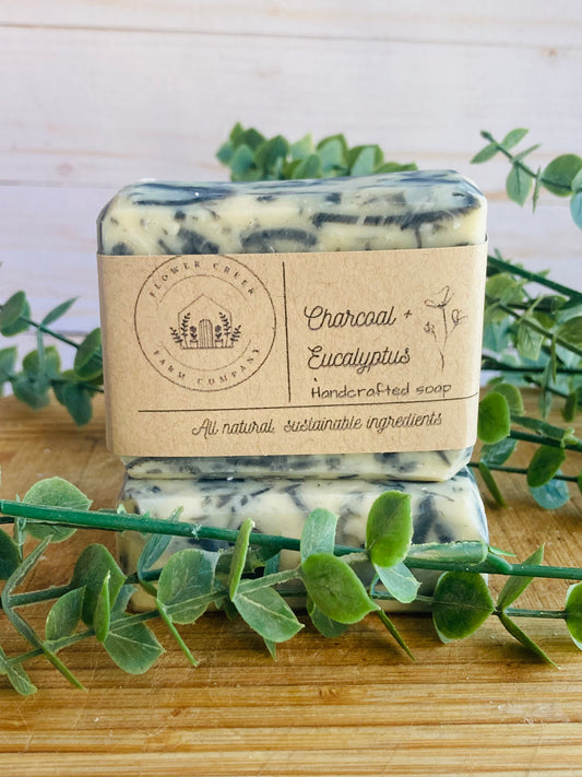 Charcoal + Eucalyptus Tallow Facial Bar