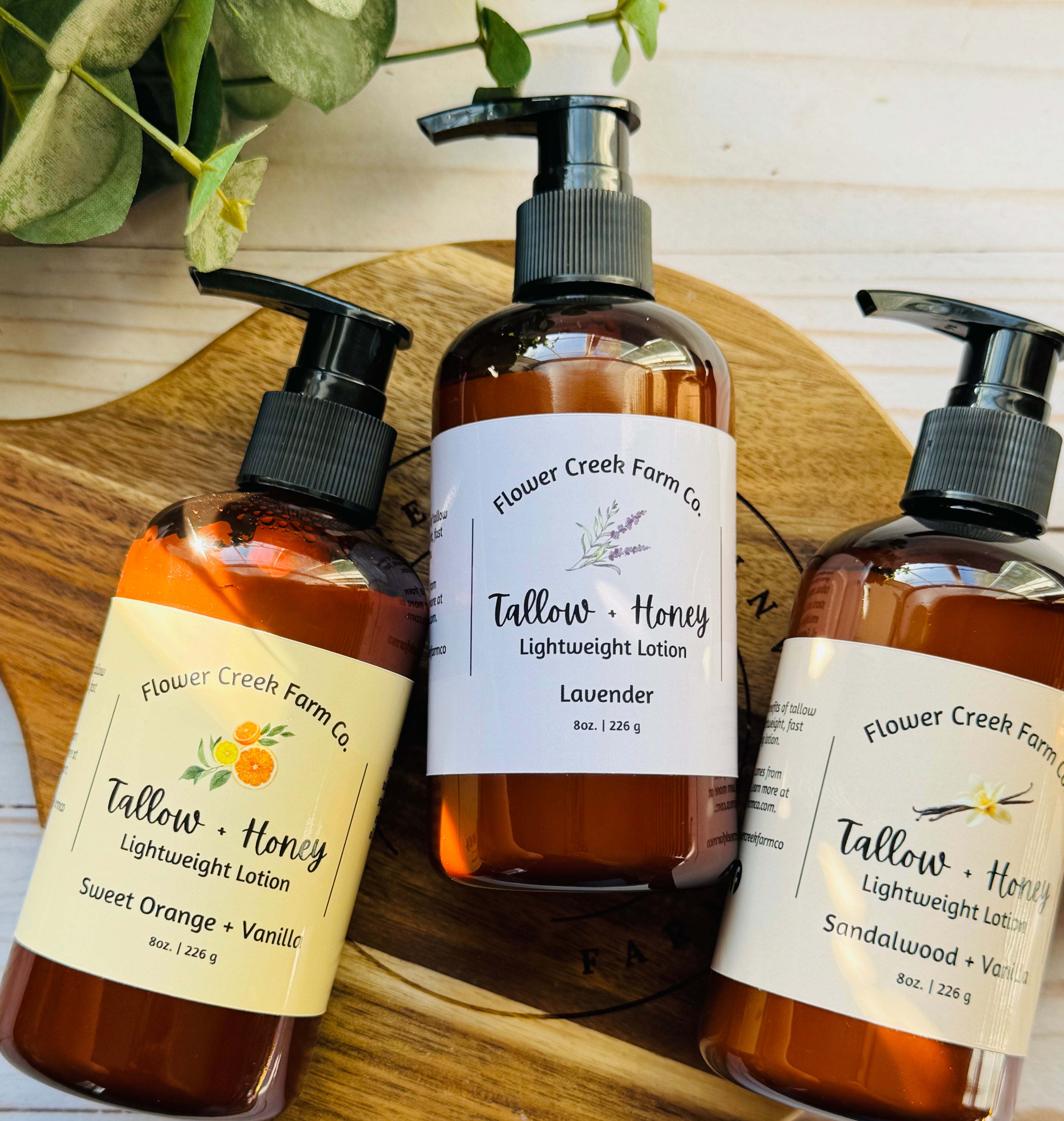 Tallow + Honey Lightweight Lotion