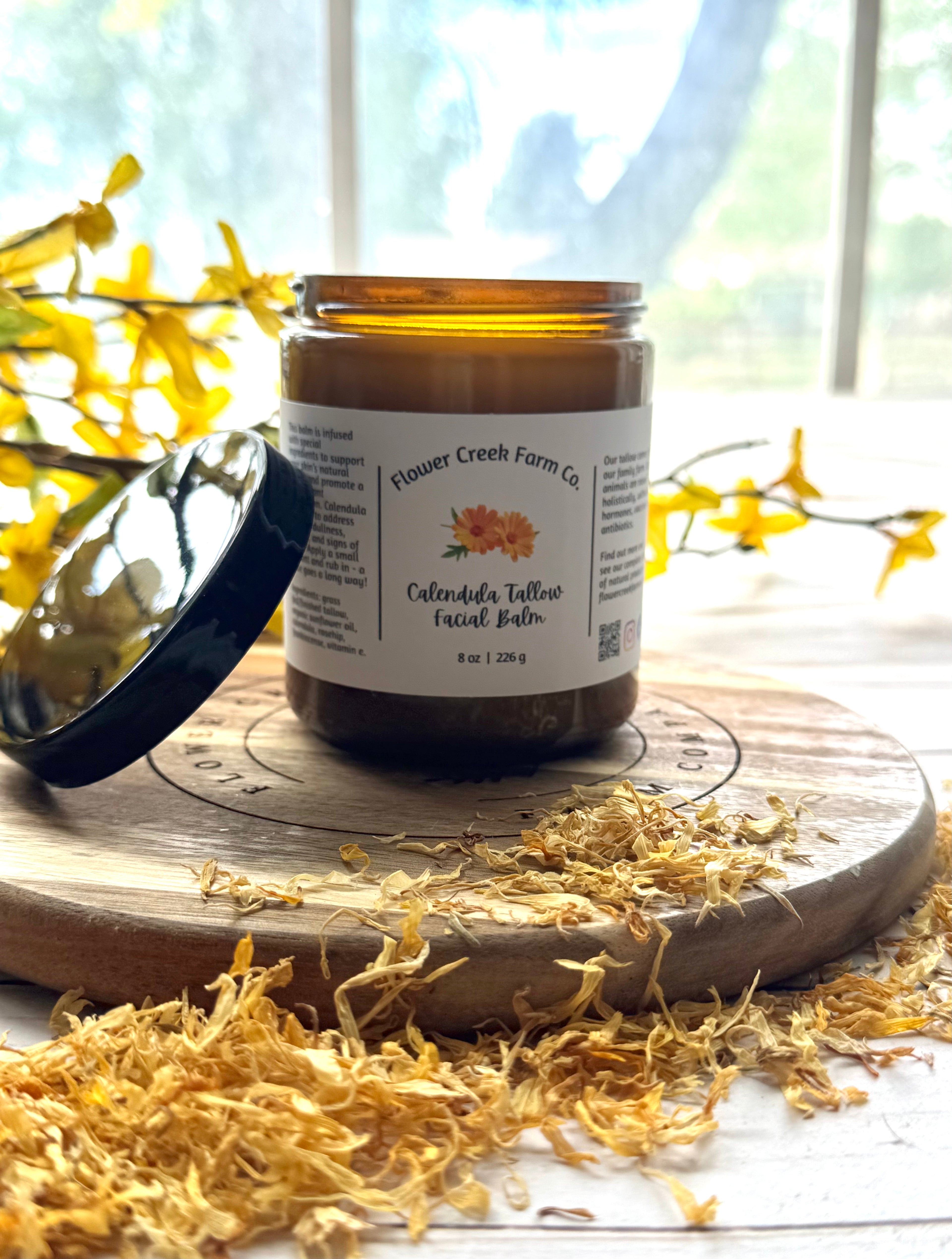 Calendula Tallow Facial Balm | Skin Barrier Support