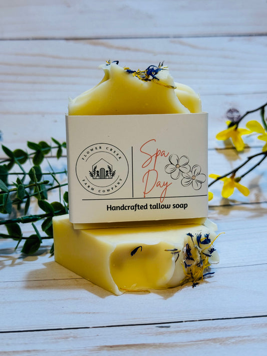 Spa Day tallow soap