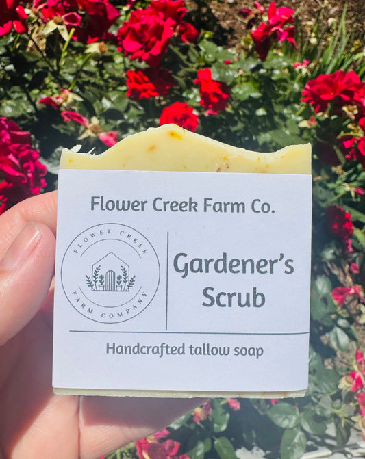 Gardener’s Scrub Tallow Soap