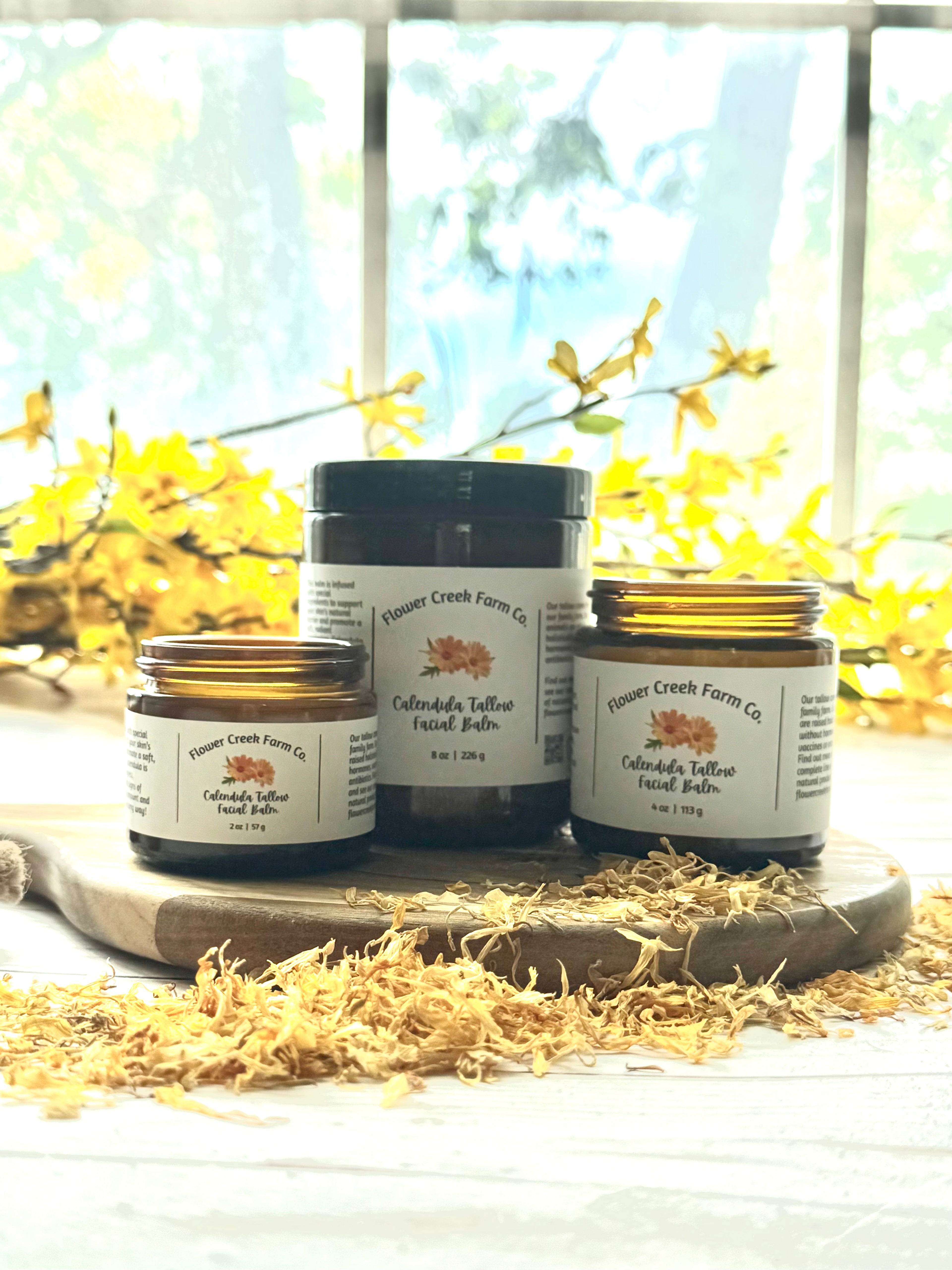 Calendula Tallow Facial Balm | Skin Barrier Support