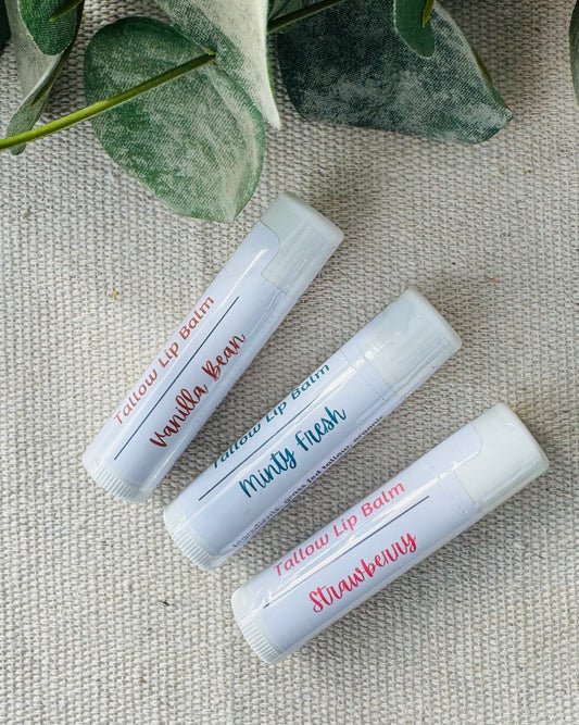 Tallow Lip balm - Flower Creek Farm Co. 