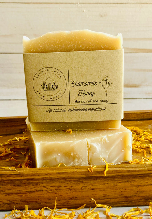 Chamomile + Honey Tallow Facial Bar