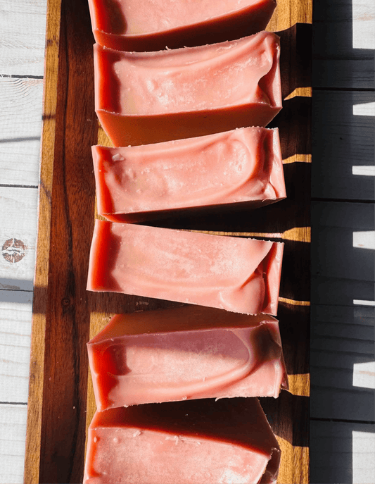 Hibiscus Aloe Tallow Soap - Flower Creek Farm Co.