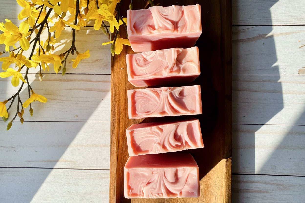 Lavender Hibiscus Tallow Soap - Flower Creek Farm Co.