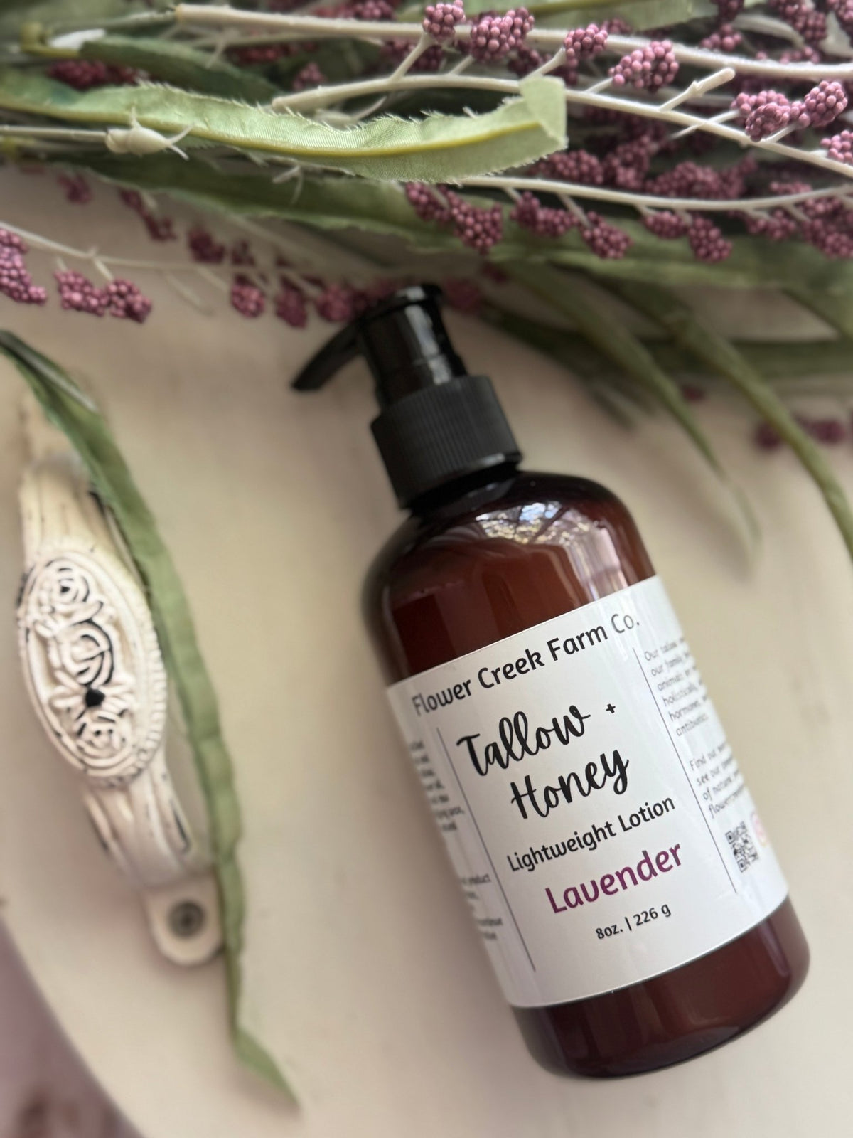 Tallow + Honey Lightweight Lotion - Flower Creek Farm Co. LLC